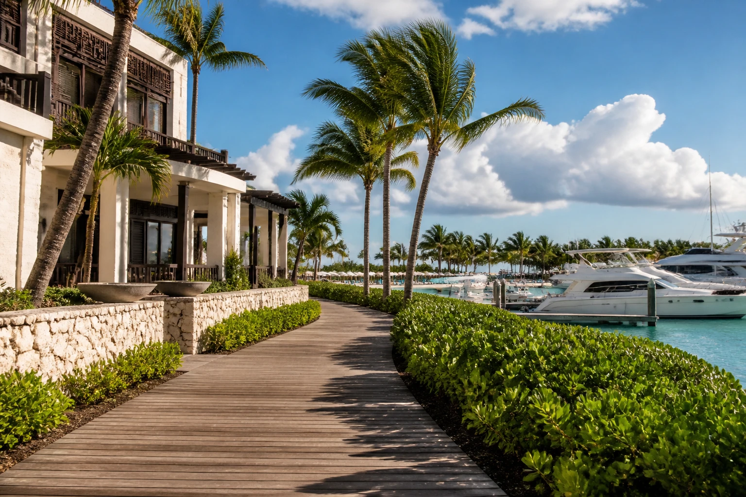 Luxury boutique-style hotel setting in Cap Cana