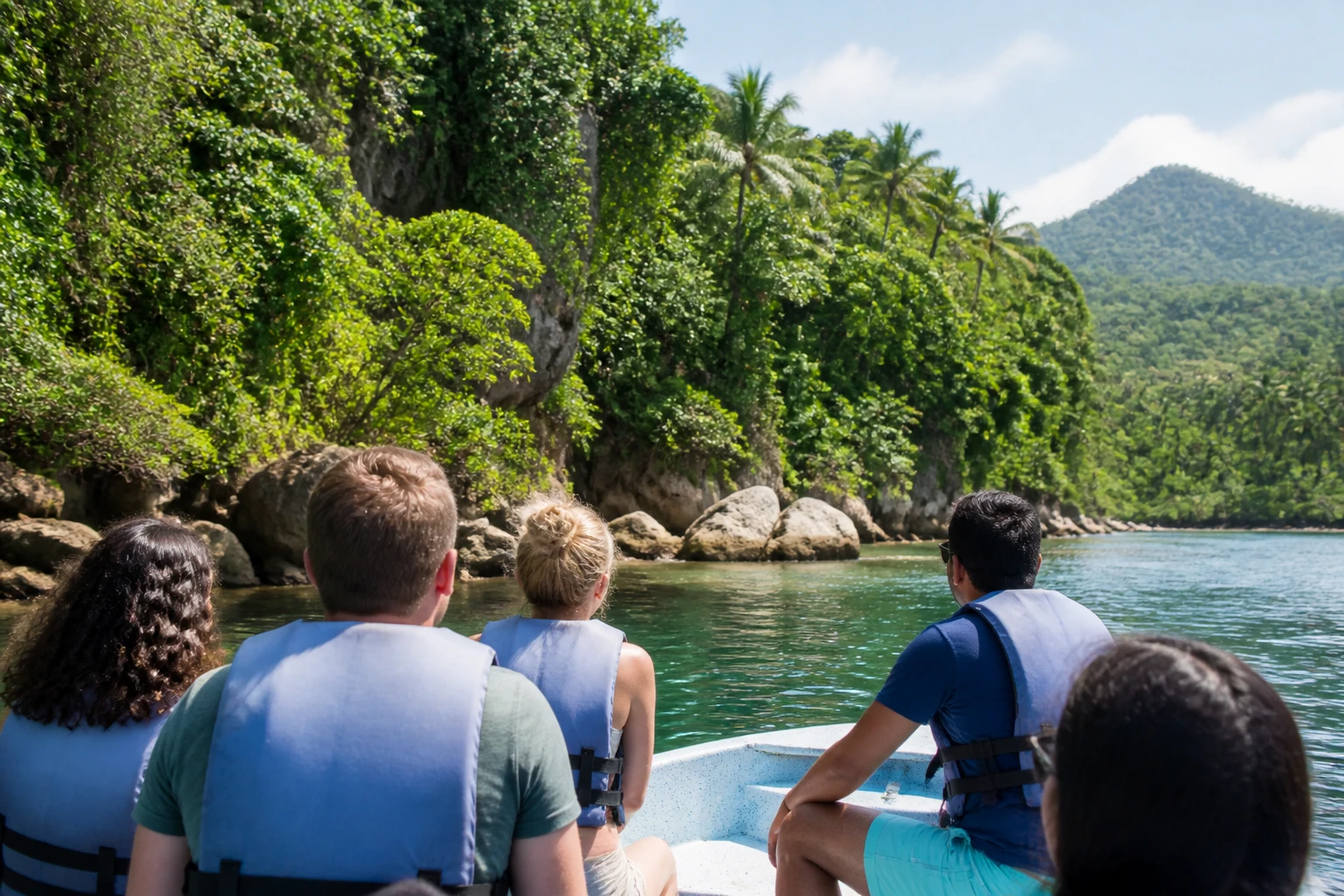 Nature-focused boat excursion in the eastern Dominican Republic
