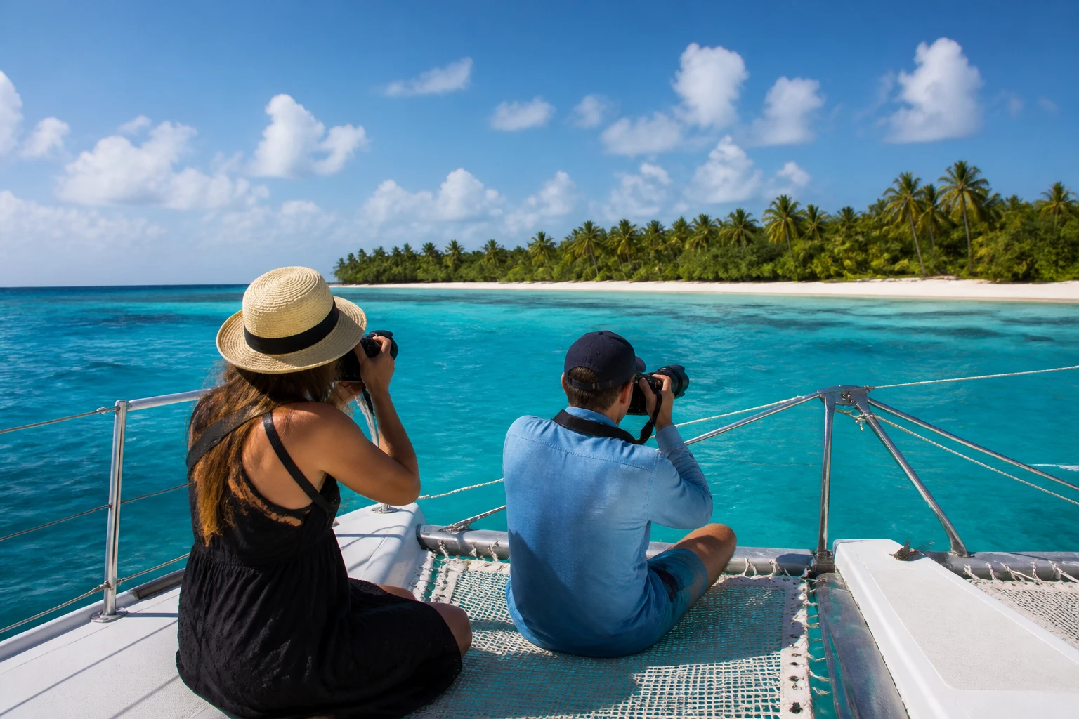 Catamaran excursion near Saona Island