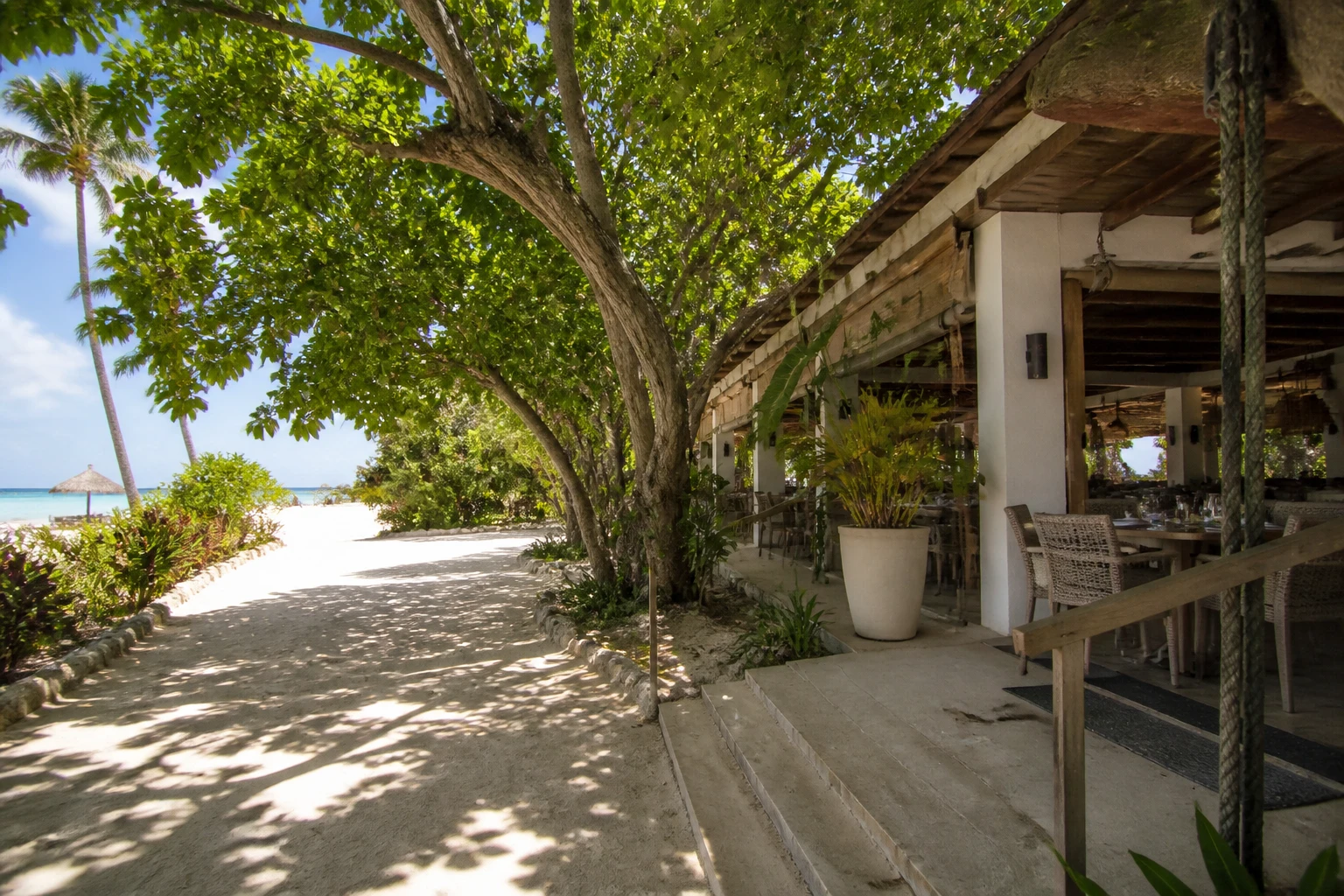 Managed resort beach setting in Punta Cana
