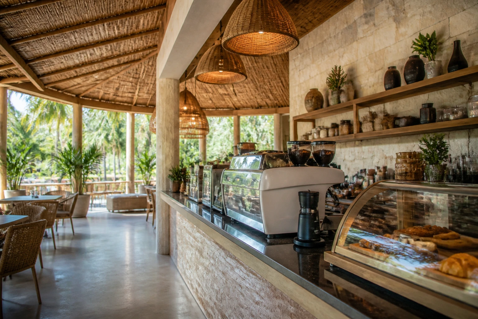 Coffee shop inside a Punta Cana resort