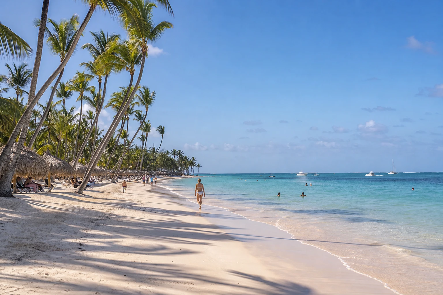 Beachfront resort setting during a Punta Cana weekend getaway