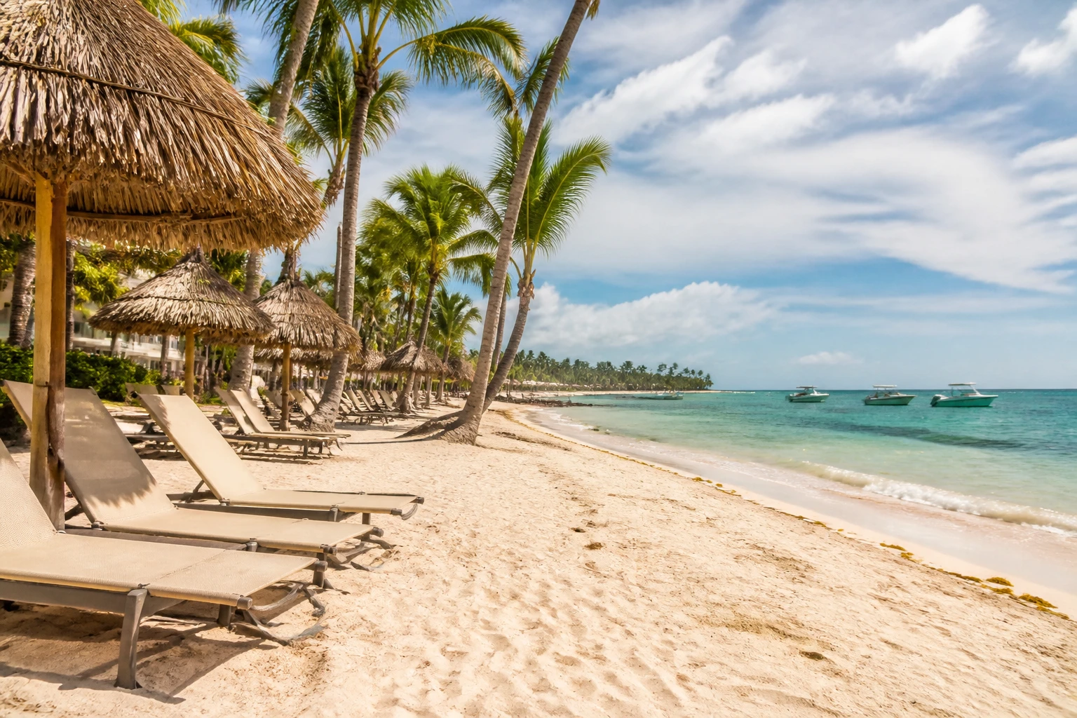Relaxed beach day during a short Punta Cana itinerary